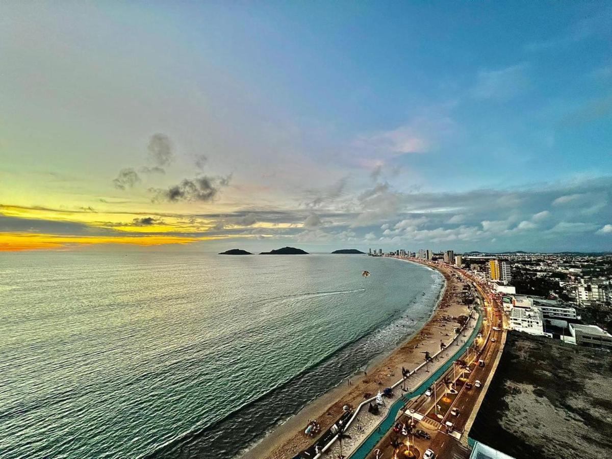 Sunset View Malecon 1401 Vista Panoramica Al Mar Apartment Mazatlan Exterior photo