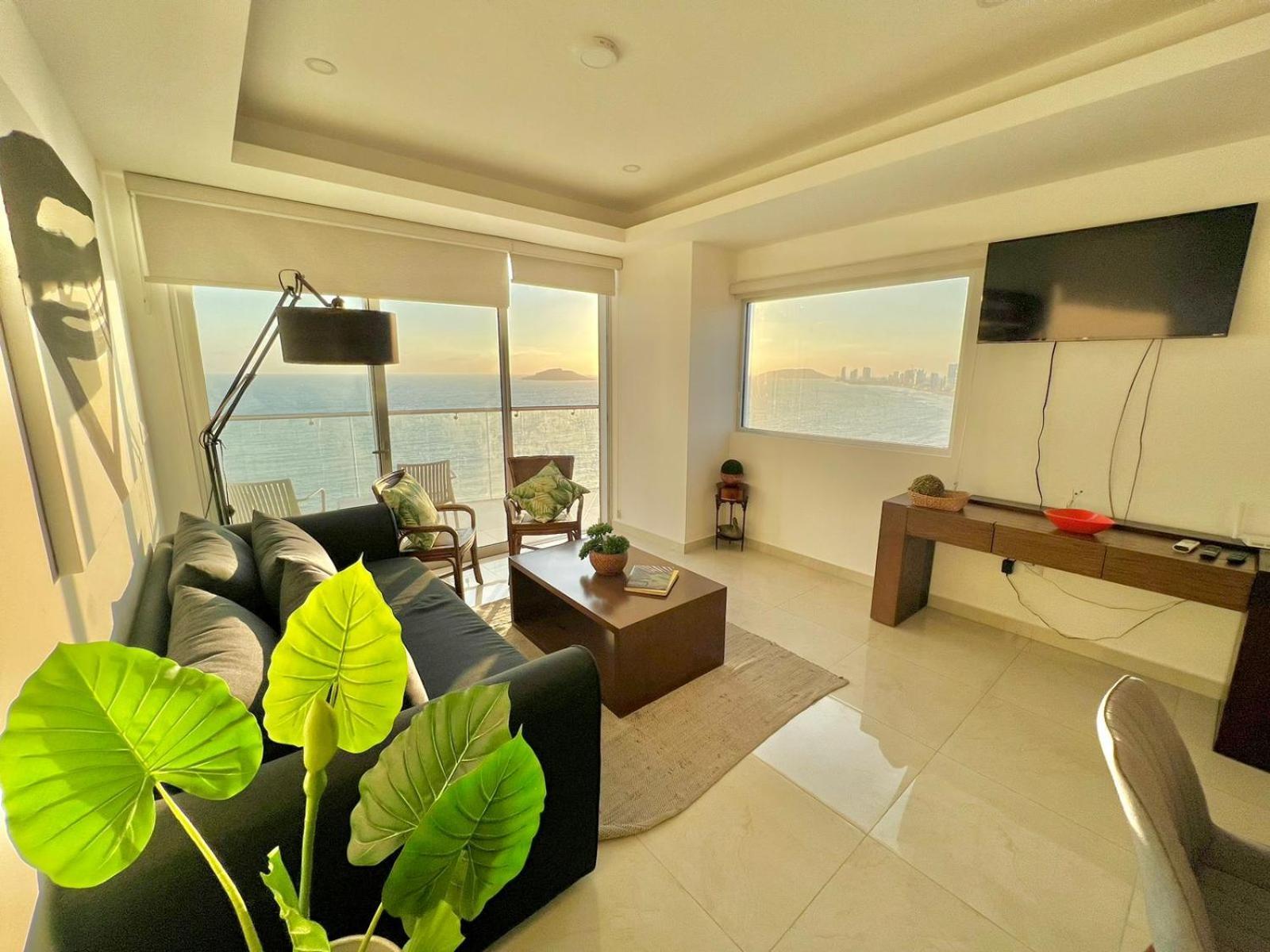 Sunset View Malecon 1401 Vista Panoramica Al Mar Apartment Mazatlan Exterior photo